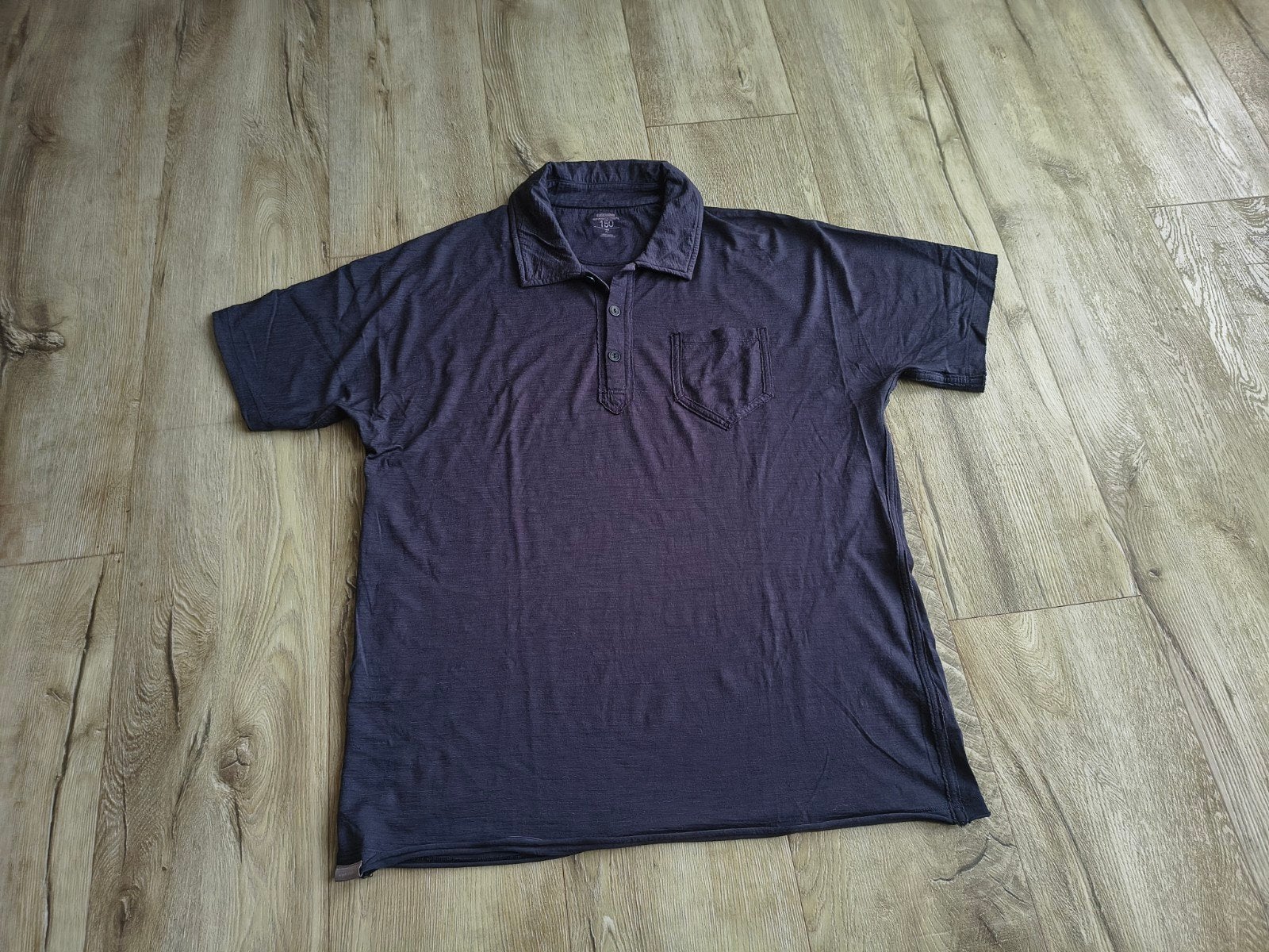 Prachtig donkerblauw merino wollen shirt Icebreaker, maat XL, Blauw, Onb, Maat 56/58 (XL), Ophalen of Verzenden