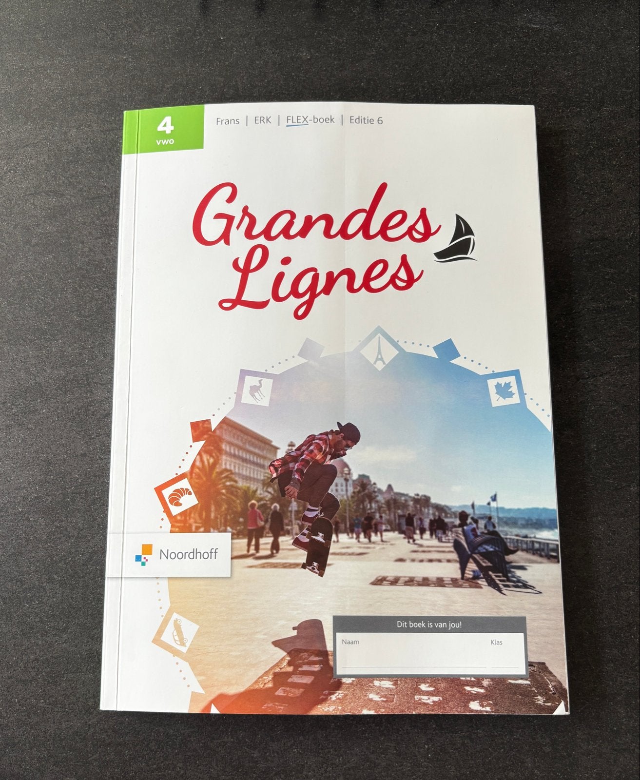 Grandes Lignes 4 VWO Flex Nieuw! Frans ERK-boek, Boeken, Ophalen of Verzenden, Alpha, Nieuw, Overige niveaus