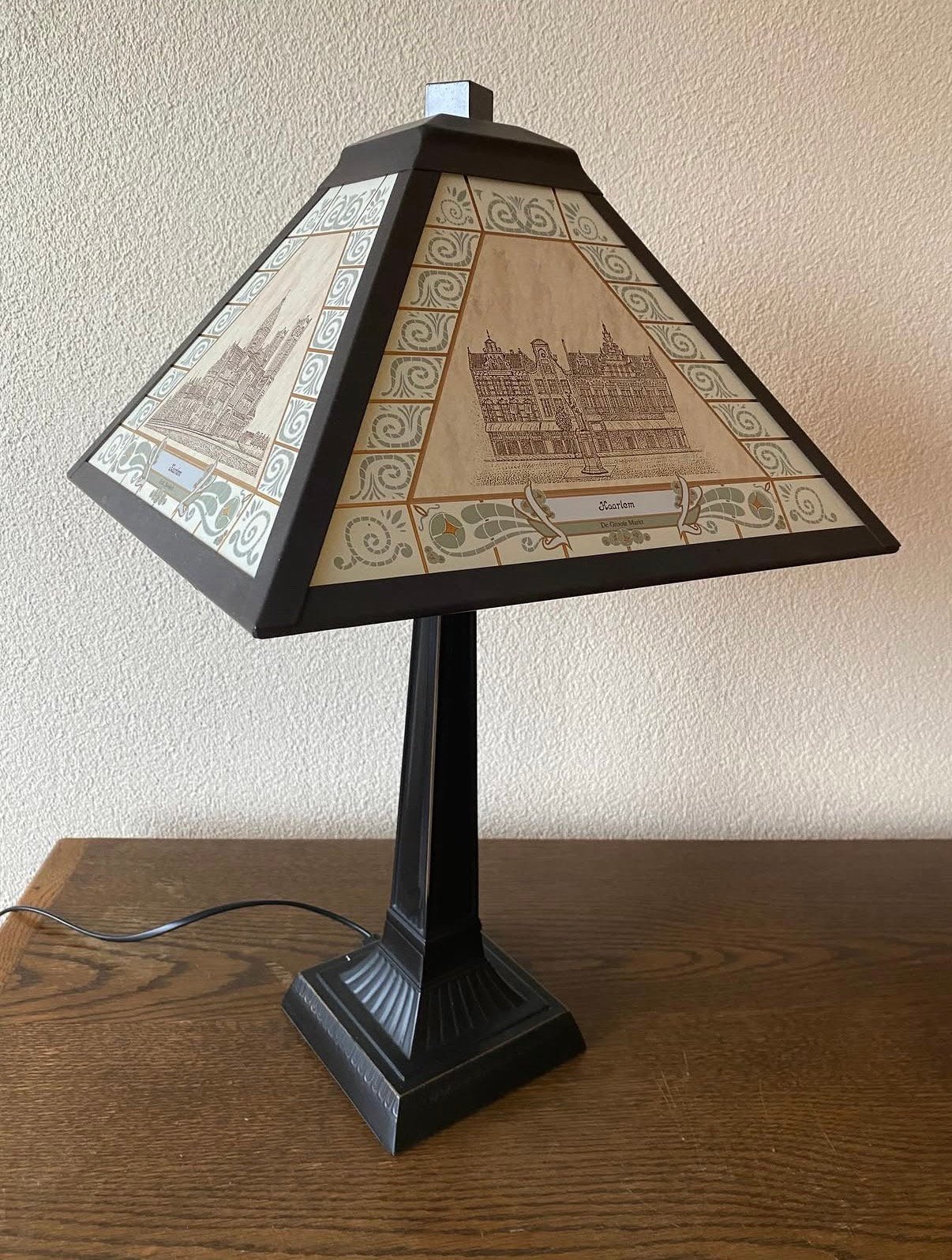 Haarlemse lamp kunsthandel deco art Decobox Limited Edition, Huis en Inrichting, Goud, Ophalen, Zo goed als nieuw
