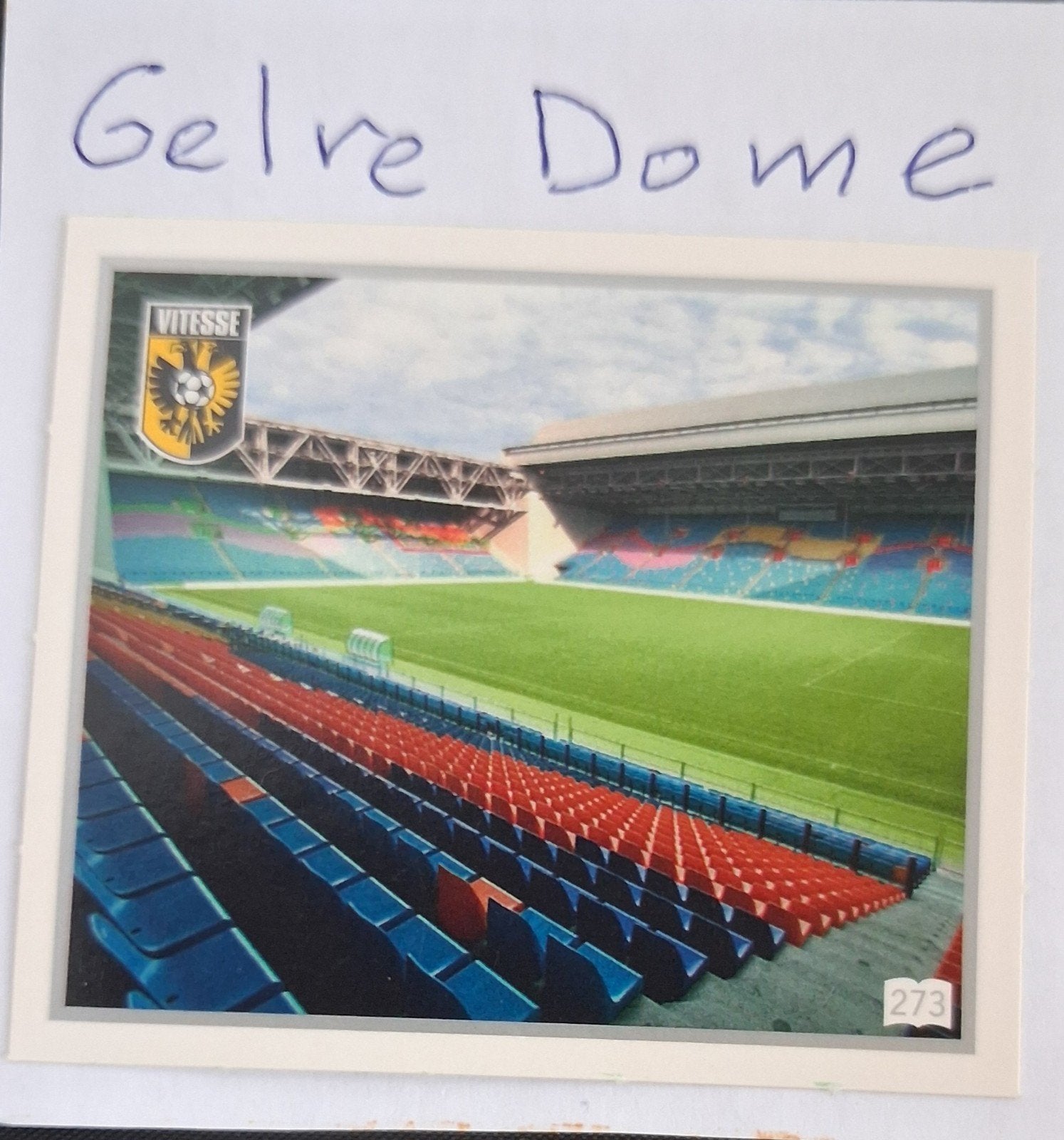 Gelre Dome stadion - Vitesse - sticker, Ophalen of Verzenden, Nieuw, Sport