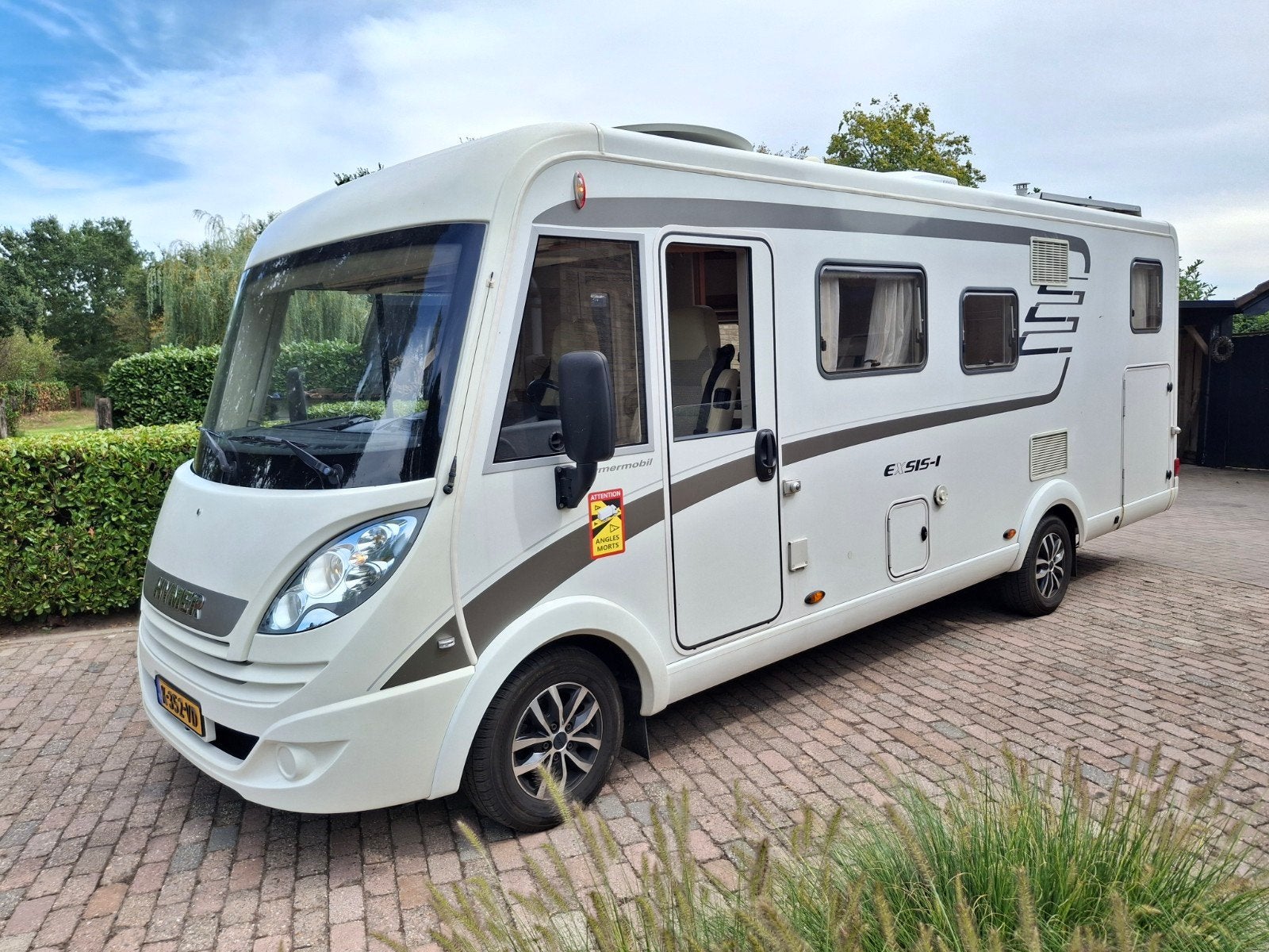 " HYMER EX 688 - 2014 - AUTOMAAT - 150 PK - ENKELE BEDDEN", Caravans en Kamperen, Afzuigkap, Ringverwarming, Fiat, Luifel