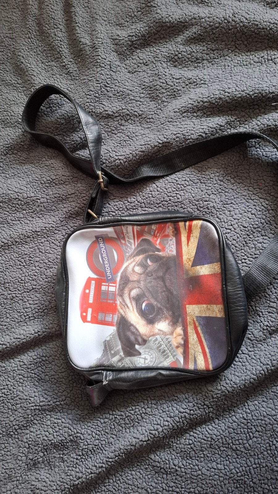 mopshond tasje, Ophalen of Verzenden, Gebruikt
