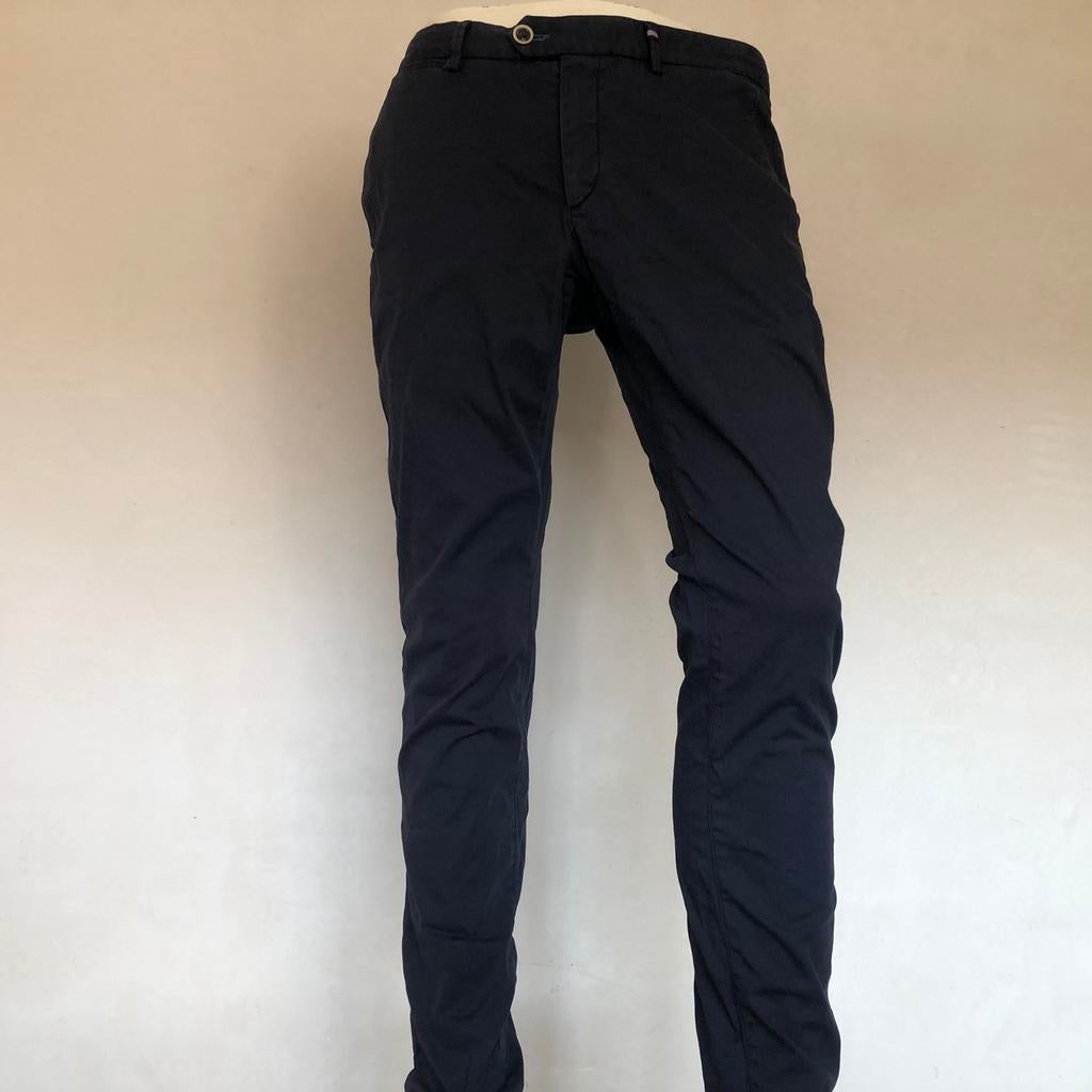 Zilton broek - chino - heren donkerblauw - maat W34, Verzenden, Zo goed als nieuw, Overige maten, Blauw