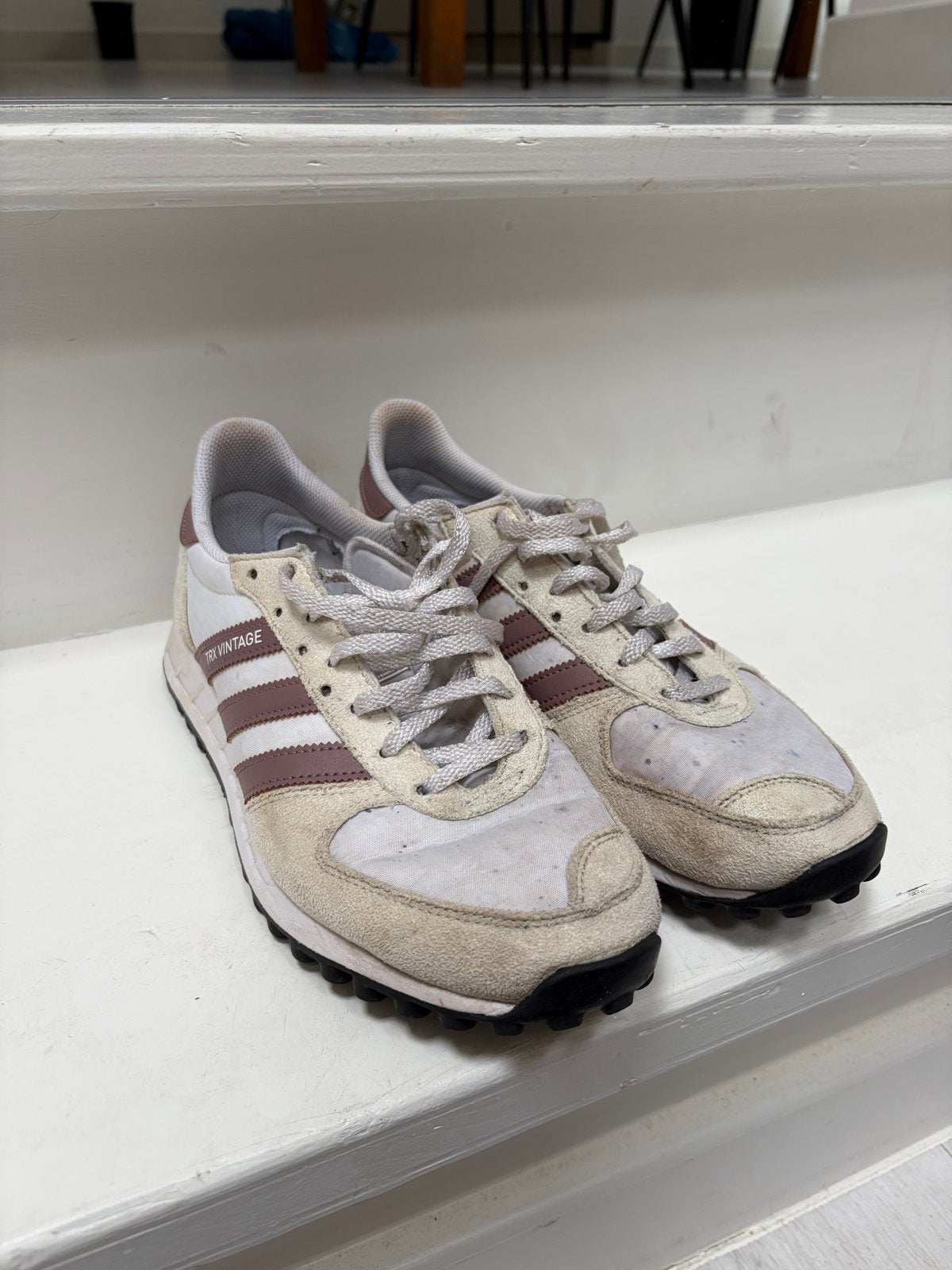 Adidas TRX Vintage sneakers - Maat 41, Ophalen, Gedragen, Wit, Sneakers of Gympen
