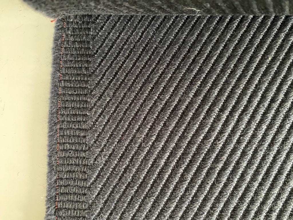 De Ploeg Toulouse 76/80 grijsblauw; 3,28 meter meubelstof, Wol, Blauw, 120 cm of meer, Ophalen of Verzenden