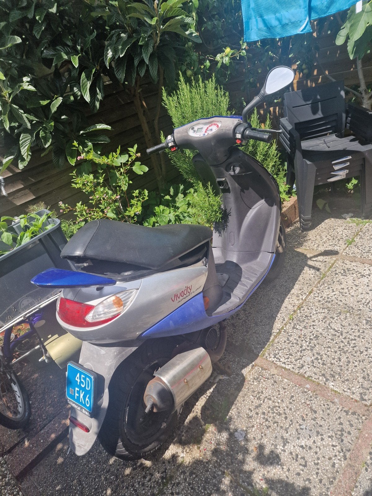 Peugeot Vivacity Sportline - Start niet (Gratis), Fietsen en Brommers, Brommers | Peugeot, Ophalen of Verzenden