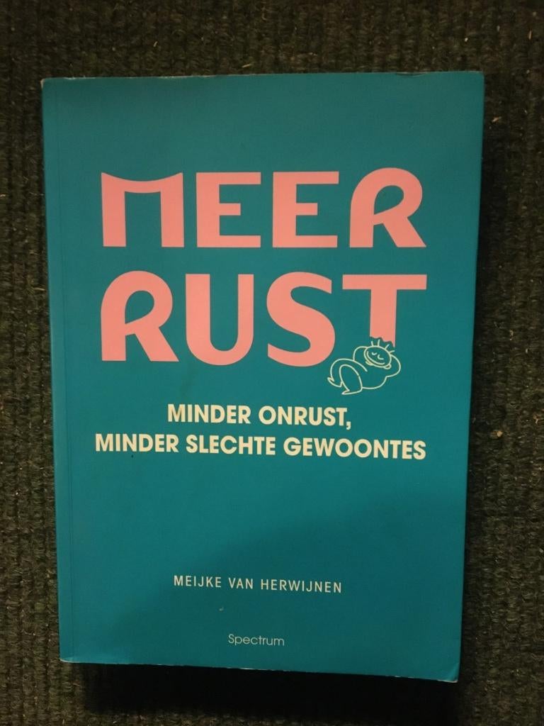 Meer Rust ; door Meijke van Herwijnen #Zelfhulp, Boeken, Ophalen of Verzenden, Zo goed als nieuw, Meijke van Herwijnen