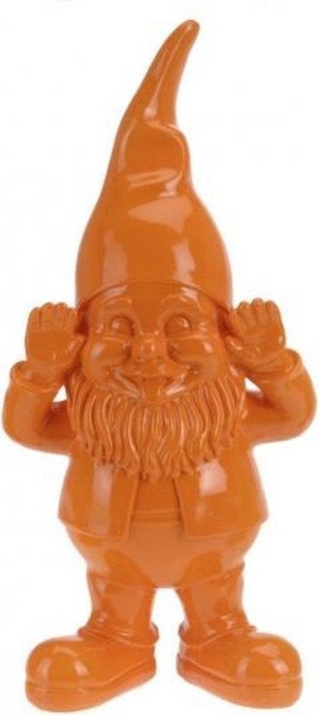GEZOCHT oranje ondeugende (tuin) kabouter, Verzamelen, Beelden en Beeldjes, Ophalen of Verzenden, Gebruikt, Overige typen