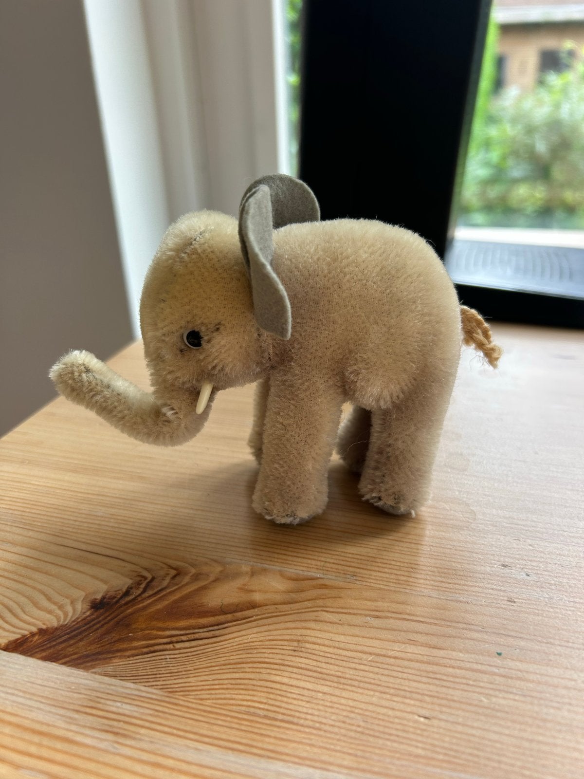Vintage Steiff Olifantje - Klein en Charmant, Ophalen of Verzenden, Gebruikt