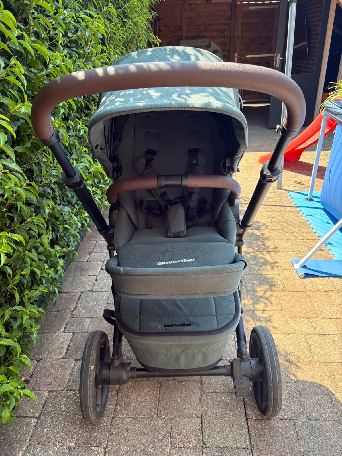 Easywalker Jimmey pine green inclusief reiswieg., Kinderen en Baby's, Kinderwagens en Combinaties, Ophalen, Gebruikt, Combiwagen