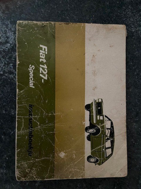 instructieboekje Fiat 127 - special, Ophalen of Verzenden