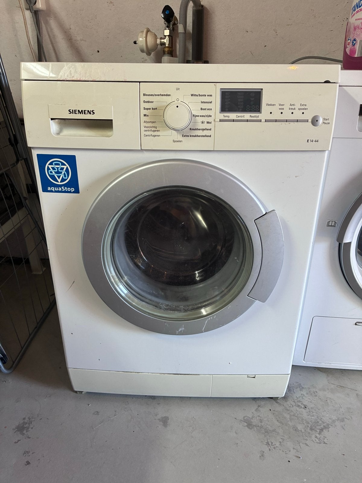 Siemens Wasmachine E14-44, Witgoed en Apparatuur, Wasmachines, Ophalen, Gebruikt, Voorlader, Kort programma