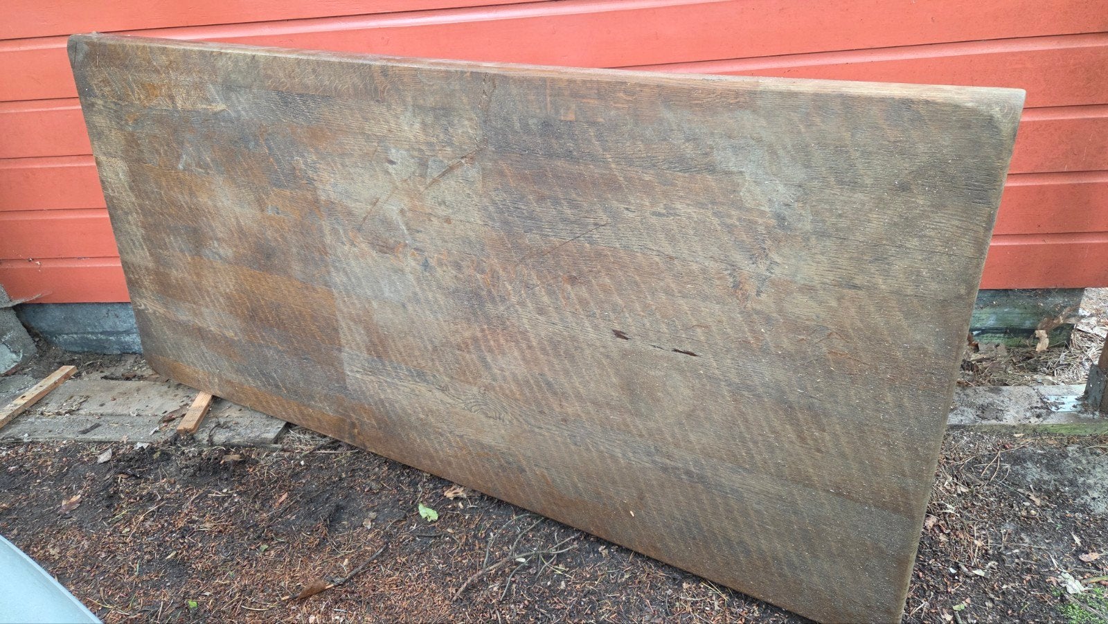 Robuust eiken houten blad - 190 x 86 x 7, Antiek en Kunst, Ophalen