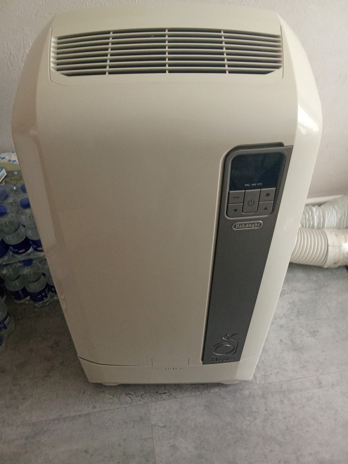 Delonghi PAC WE125 mobiele airco, Witgoed en Apparatuur, Airco's, Gebruikt, Mobiele airco, Minder dan 60 m³, 3 snelheden of meer