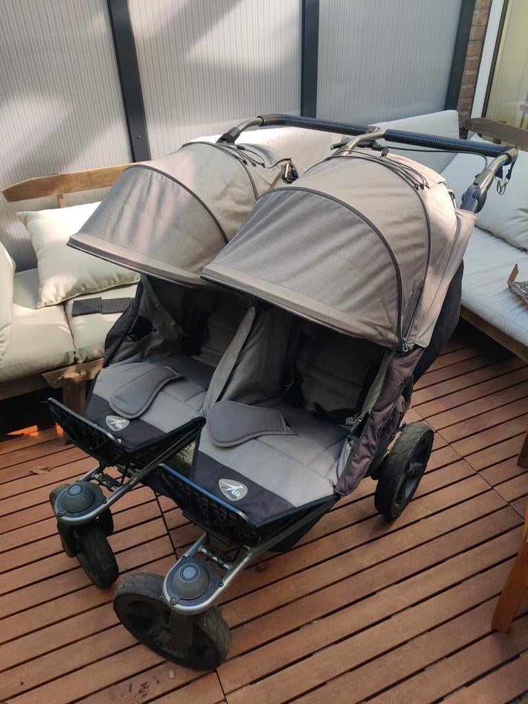 TFK Duo tweeling kinderwagen, Duowagen, Zo goed als nieuw, Ophalen, Kinderwagen