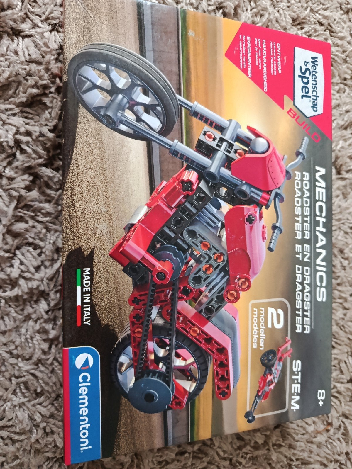 Clementoni Mechanics Roadster & Dragster Bouwpakket, Ophalen of Verzenden, Nieuw, Overige merken