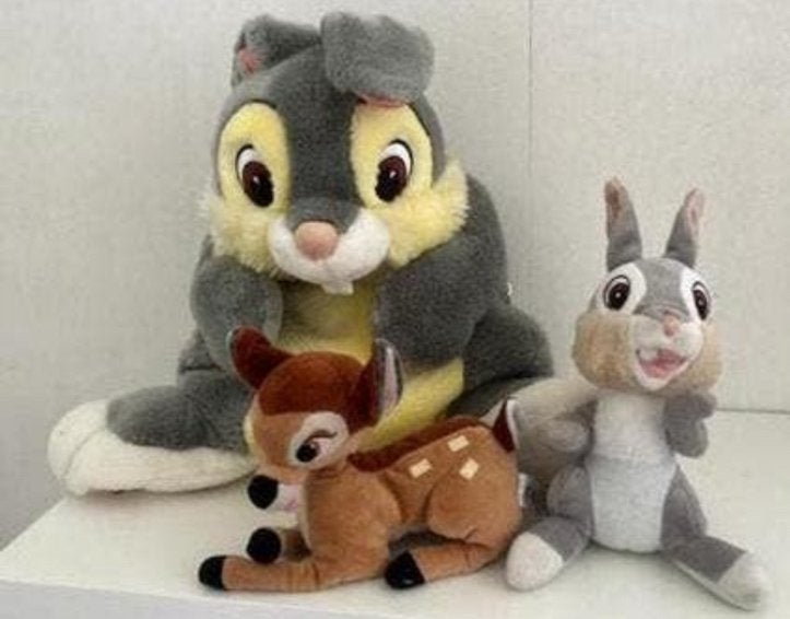 Pakket Disney knuffels bambi-stampertje, Kinderen en Baby's, Kinderkamer | Inrichting en Decoratie, Ophalen of Verzenden, Zo goed als nieuw