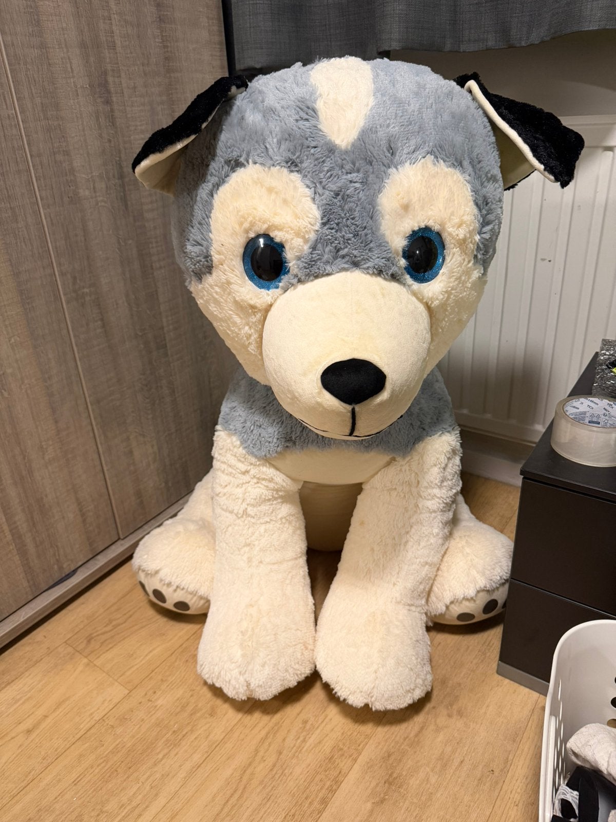 Grote husky knuffel, Ophalen, Overige karakters, Nieuw, Hond