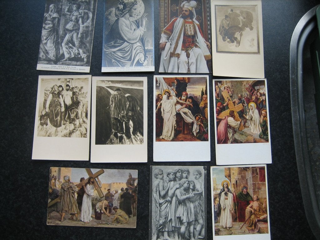 RELIGIE 15 ansichtkaarten ref H, Verzamelen, Ansichtkaarten | Themakaarten, Ophalen of Verzenden, Voor 1920, Overige thema's