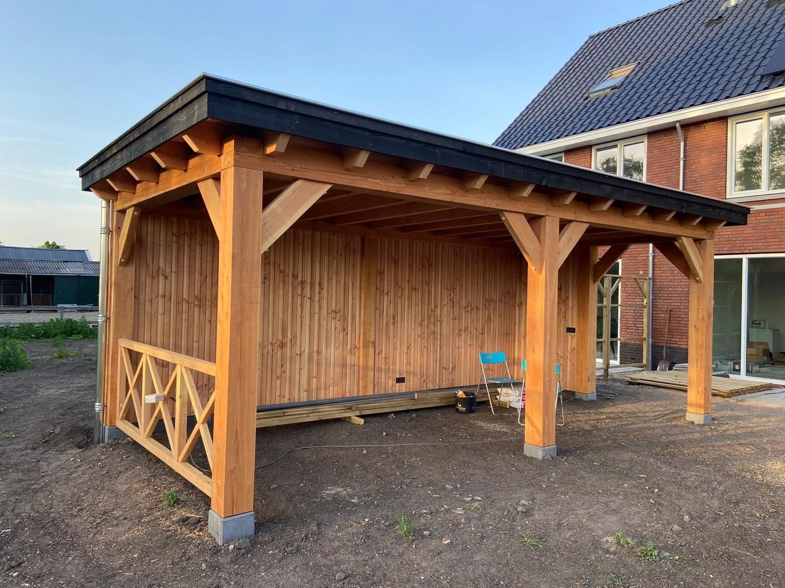 aanbieding!!  De goedkoopste in douglas balken planken enz., Ophalen, Nieuw, Veranda