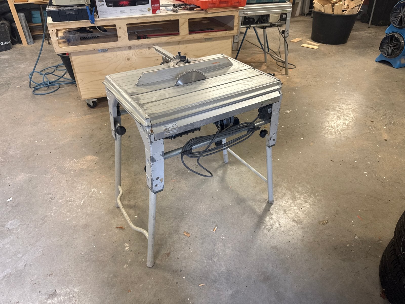 Festool CS 70 EB Precisio Tafelzaag - Gebruikt, Ophalen, Gebruikt, Cirkelzaag, 70 mm of meer