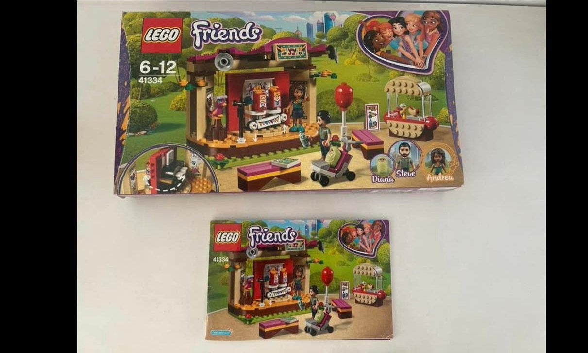 LEGO Friends 41334 Andrea's Park Podium, Compleet, Lego, Friends, Ophalen of Verzenden