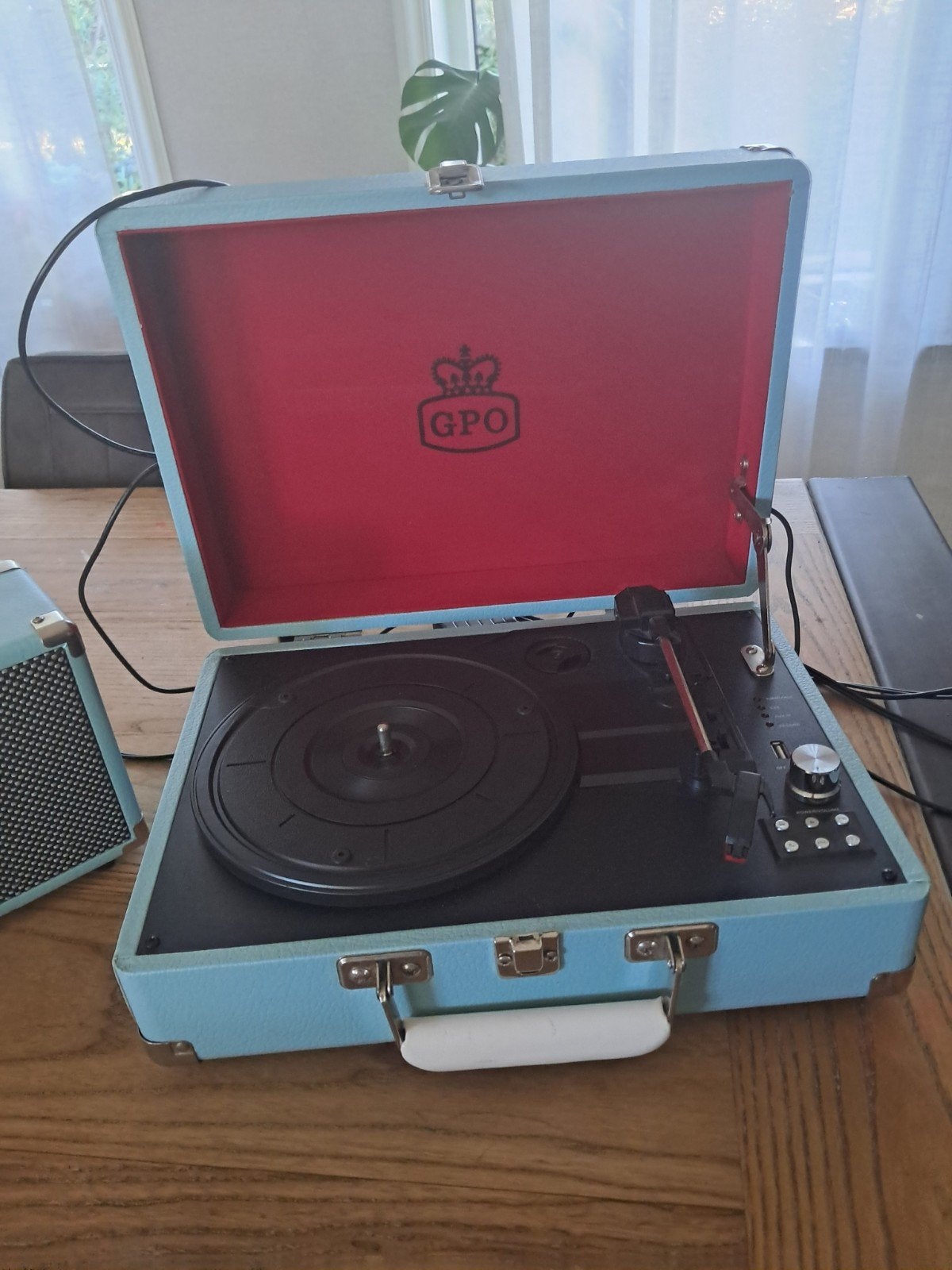 Platenspeler koffer met box, Ophalen of Verzenden, Overige merken