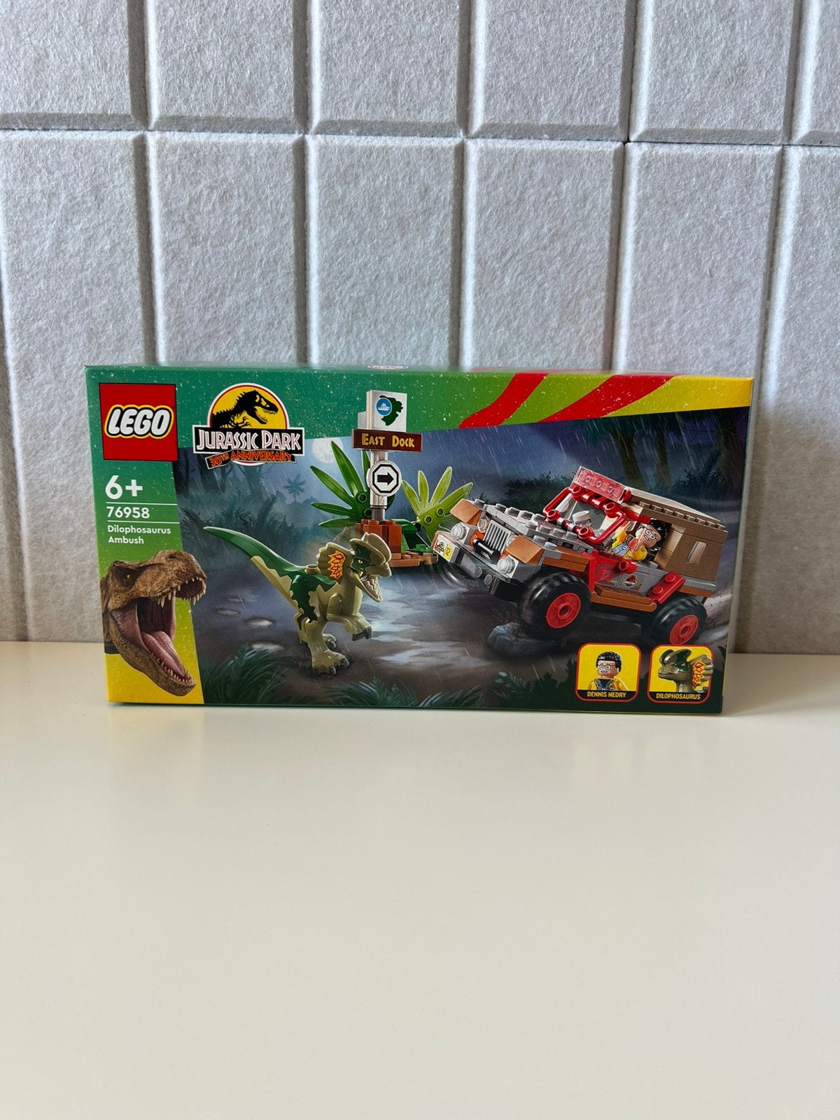 LEGO Jurassic Park 76958 Dilophosaurus Hinderlaag – Nieuw, Ophalen of Verzenden, Zo goed als nieuw