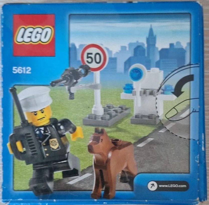 LEGO City 5612 – Police Officer – compleet in doos – 2008, City, Ophalen of Verzenden, Zo goed als nieuw, Complete set