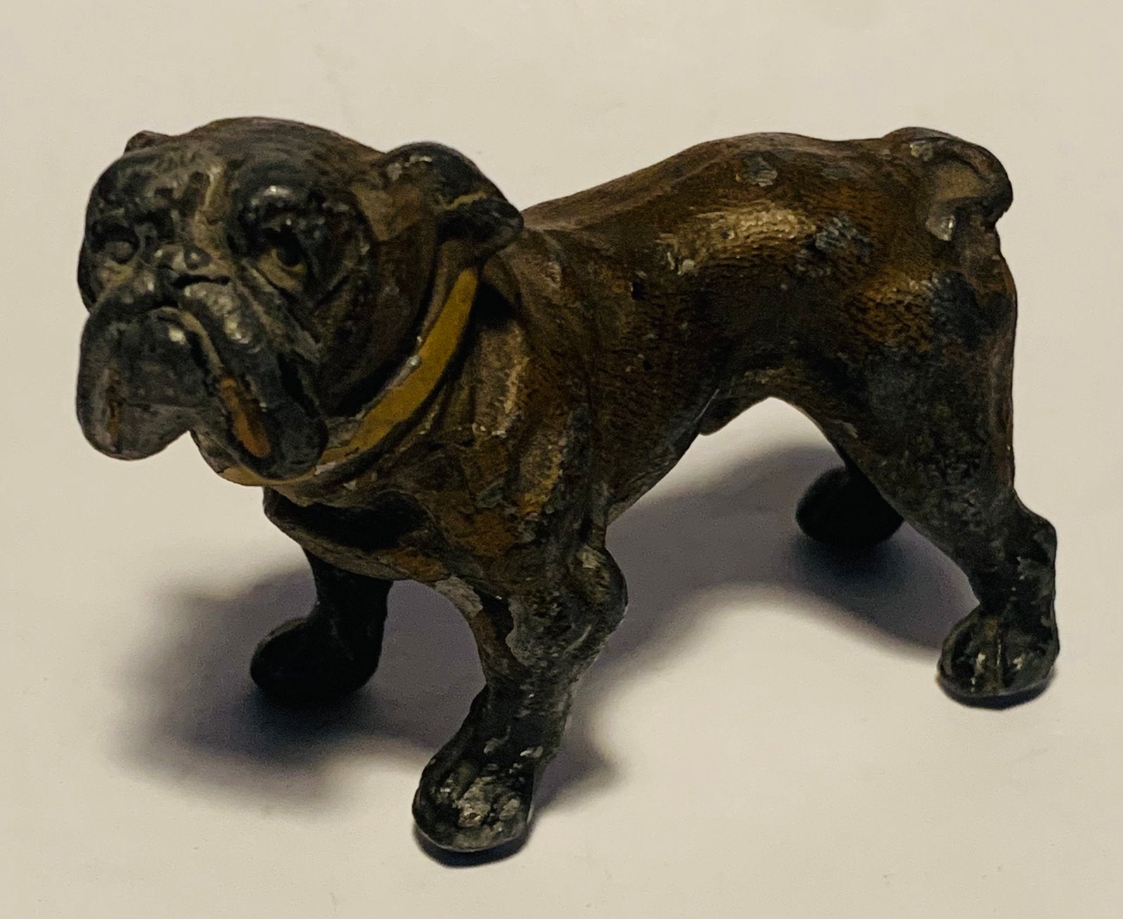 Bulldog sculptuurtje Austria Bergman Wenenn, Overige typen, Overige onderwerpen, Minder dan 20 cm, Handgemaakt