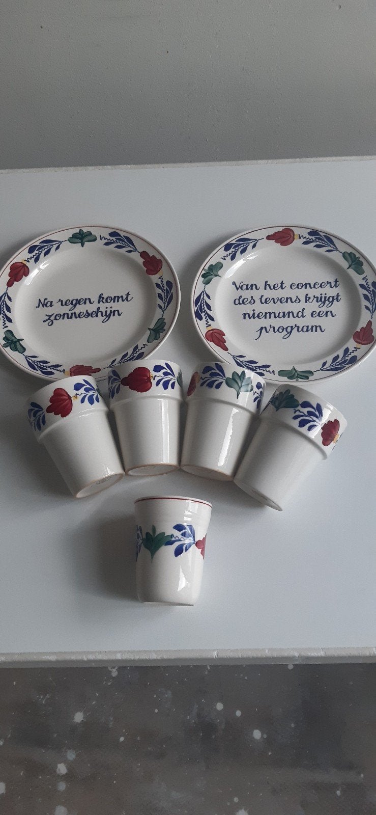 Boerenbont., Huis en Inrichting, Ophalen, Overige stijlen, Bord(en)