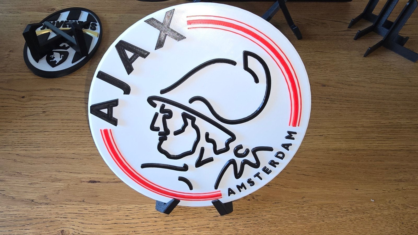 Ajax logo met standaard, Ophalen of Verzenden