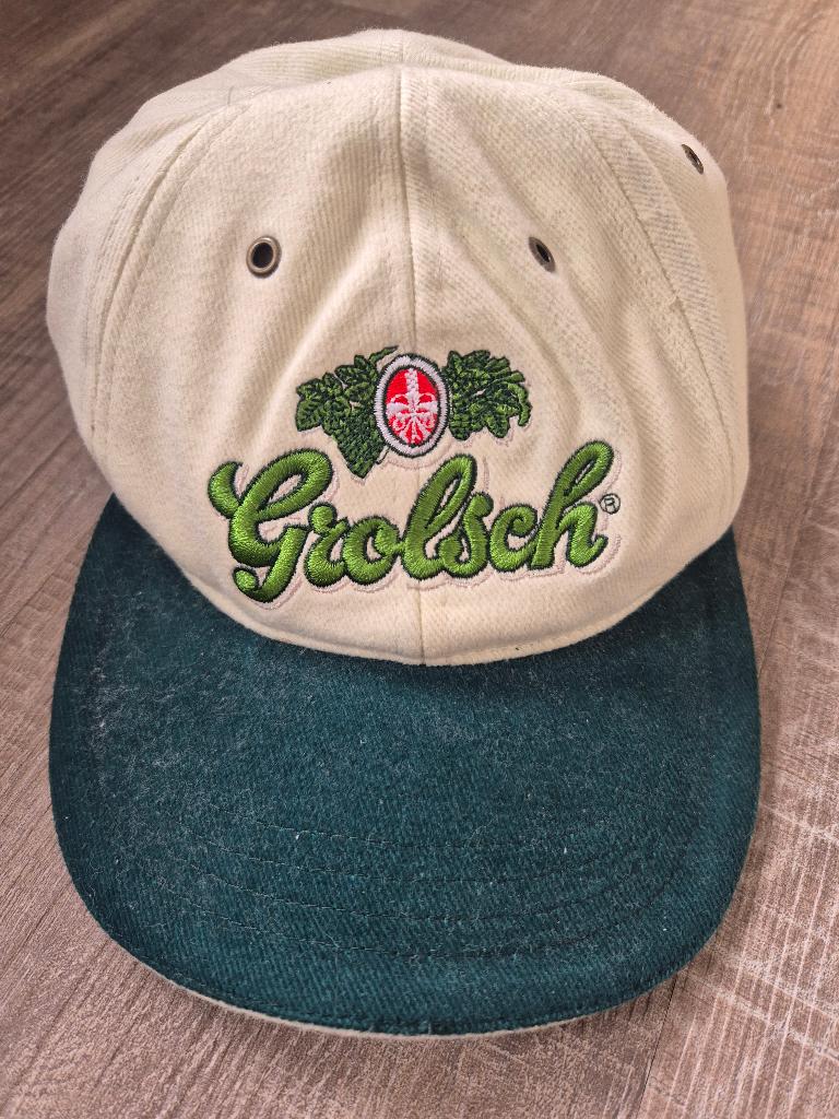 Te koop: Grolsch pet / cap met groene letters, cadeau, Ophalen of Verzenden, Nieuw, Overige typen, Grolsch