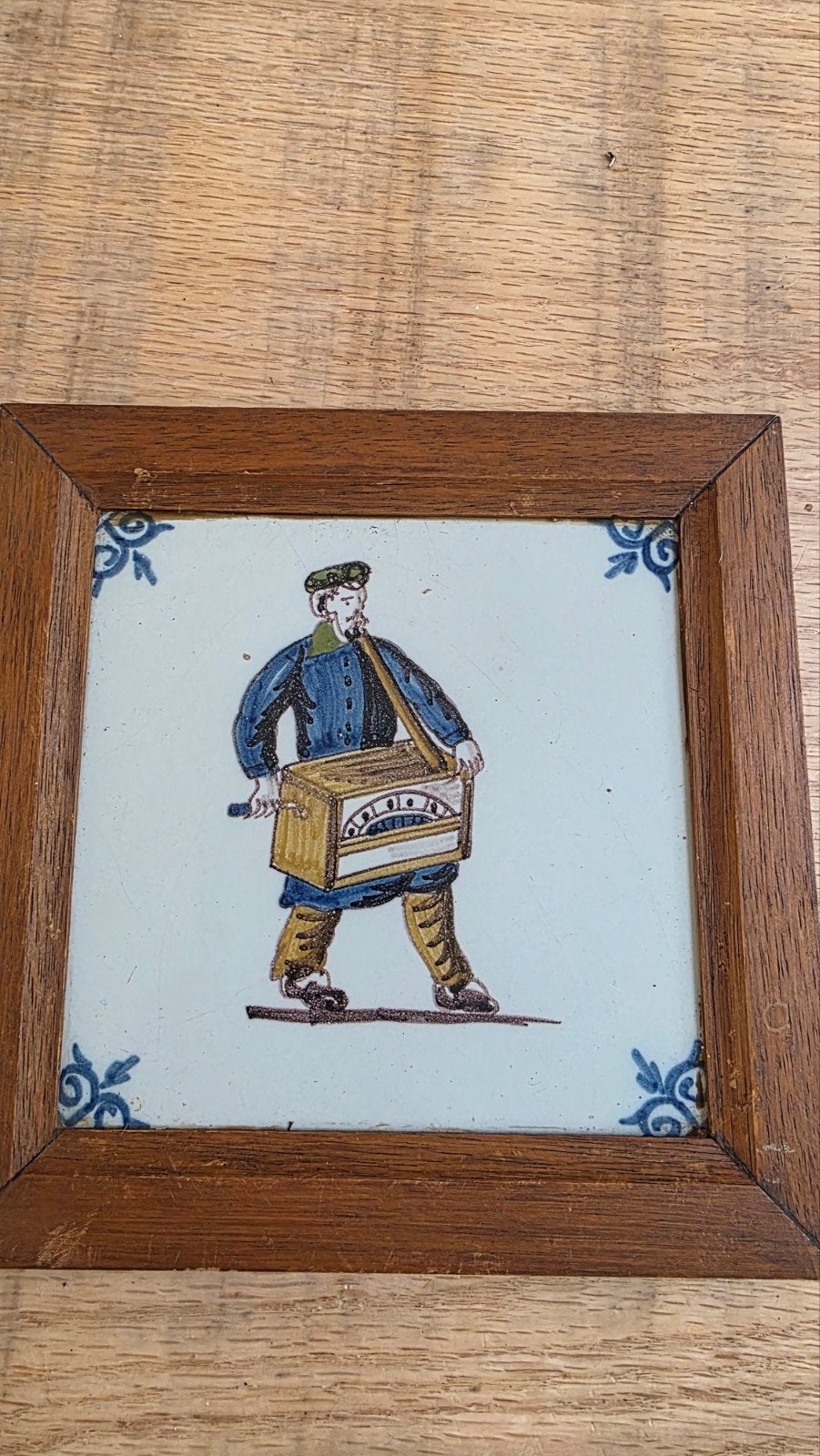 Antieke wand tegel tichelaar makkum, Antiek en Kunst, Ophalen of Verzenden