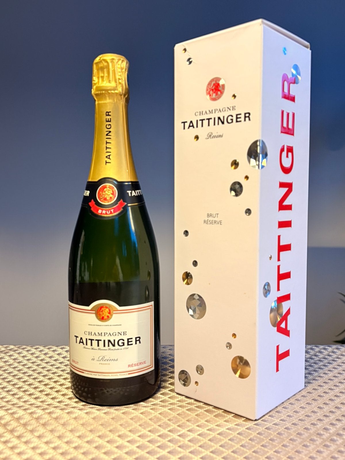 Taittinger Champagne 2x, Ophalen of Verzenden, Zo goed als nieuw, Frankrijk, Overige typen