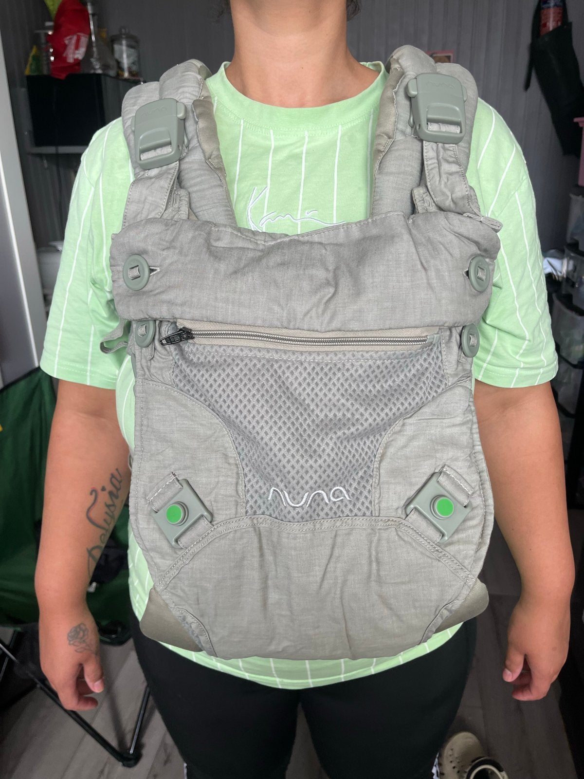 Nuna draagzak, Kinderen en Baby's, Buik of Rug, Nieuw, Draagzak, Ophalen