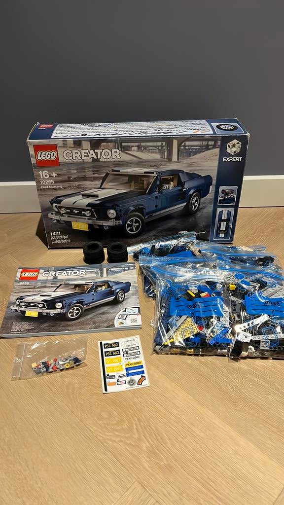 Lego creator expert 10265 Ford Mustang, Ophalen, Zo goed als nieuw, Complete set, Lego