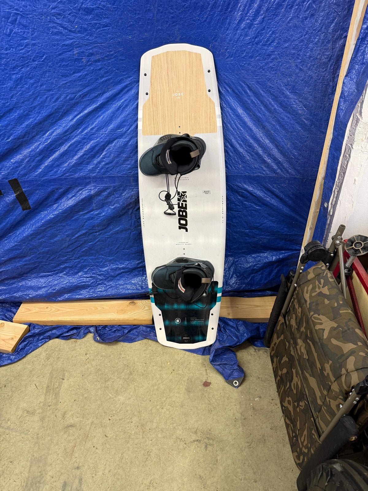 Jobe Maddox Wakeboard 142cm met bindingen, Ophalen, Zo goed als nieuw, Board en Schoenen