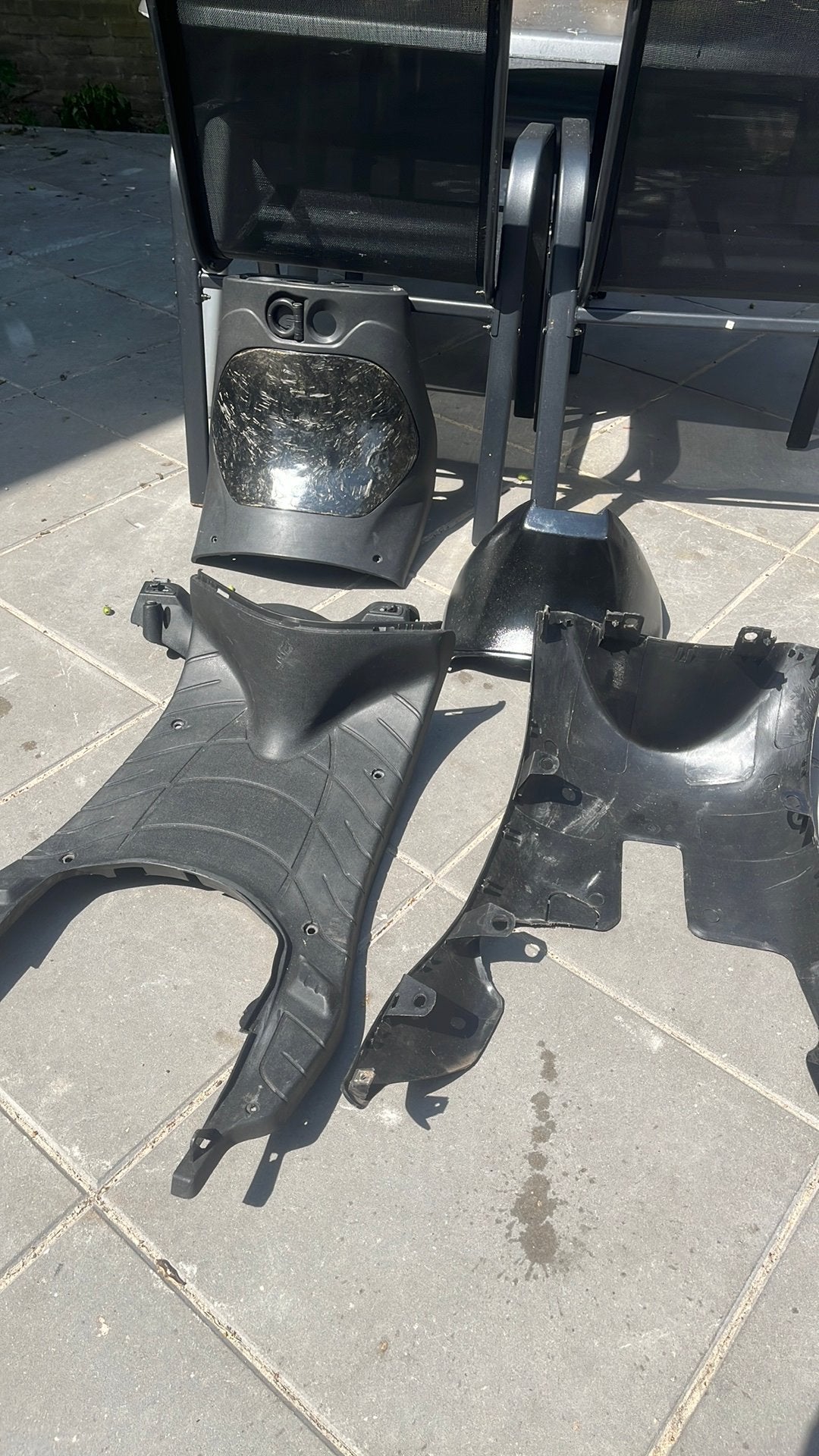 Piaggio zip binnenkappenset, Ophalen of Verzenden, Zo goed als nieuw, Overige typen