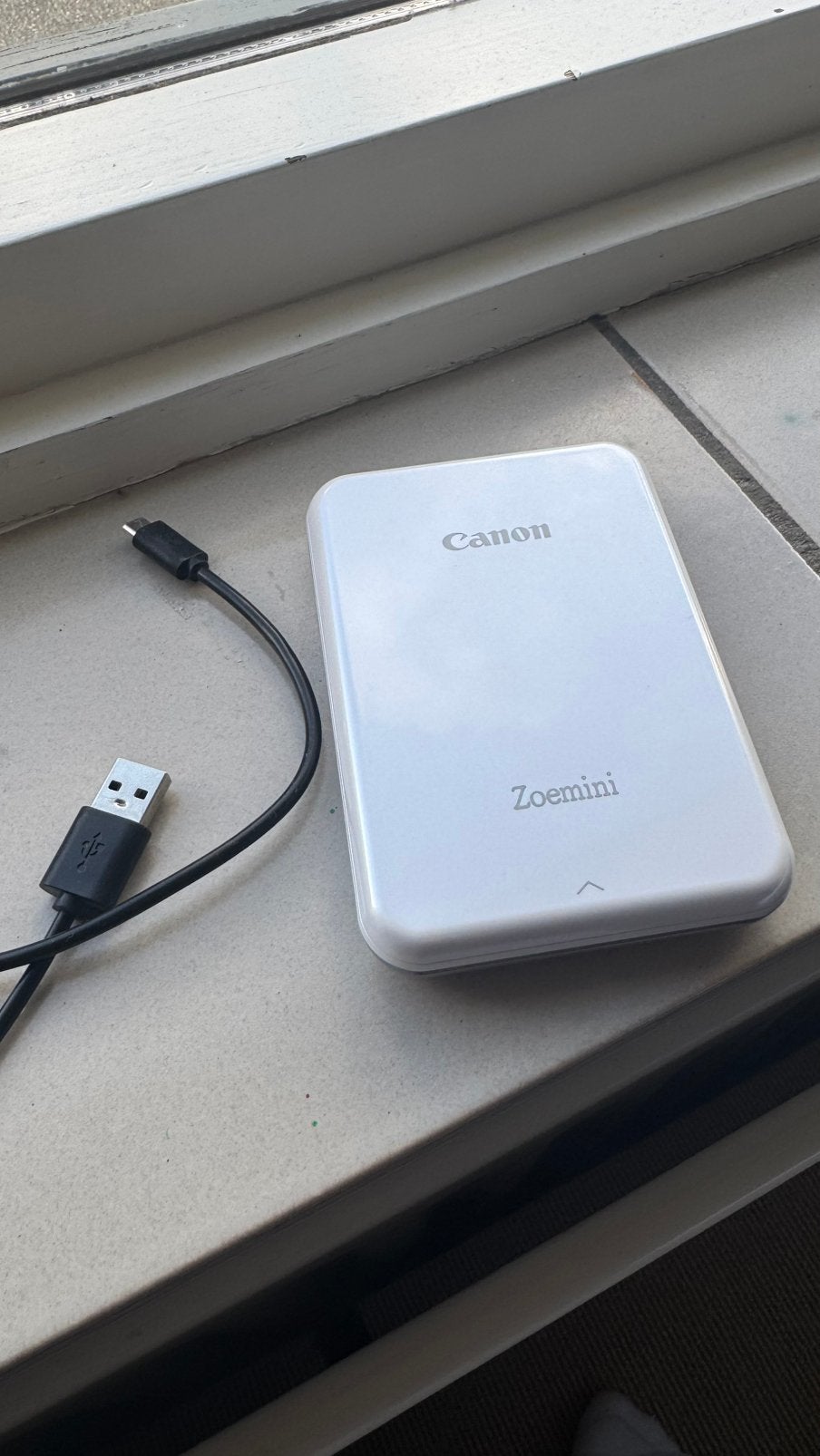 Canon Zoemini 1 - Witte Fotoprinter, Computers en Software, Ophalen of Verzenden, Zo goed als nieuw