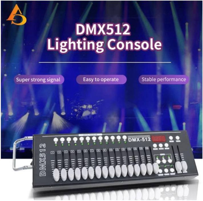 DMX 512 Lichtsturing / Controller 16 kanalen (Nieuw in doos), Ophalen of Verzenden, Nieuw, Licht, Kleur