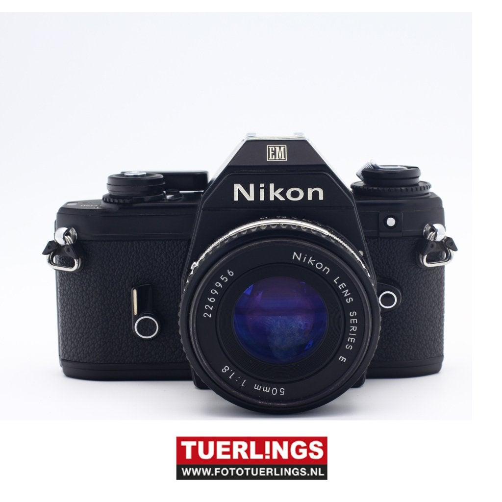 Nikon EM + 50mm 1.8, Ophalen of Verzenden, Spiegelreflex, Nikon