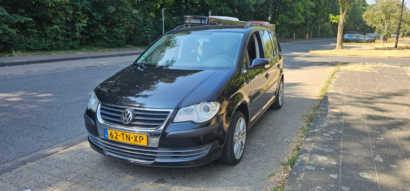 Volkswagen Touran 1.4 TSI, Auto's, Volkswagen, Zwart, Handgeschakeld, Particulier, Euro 4