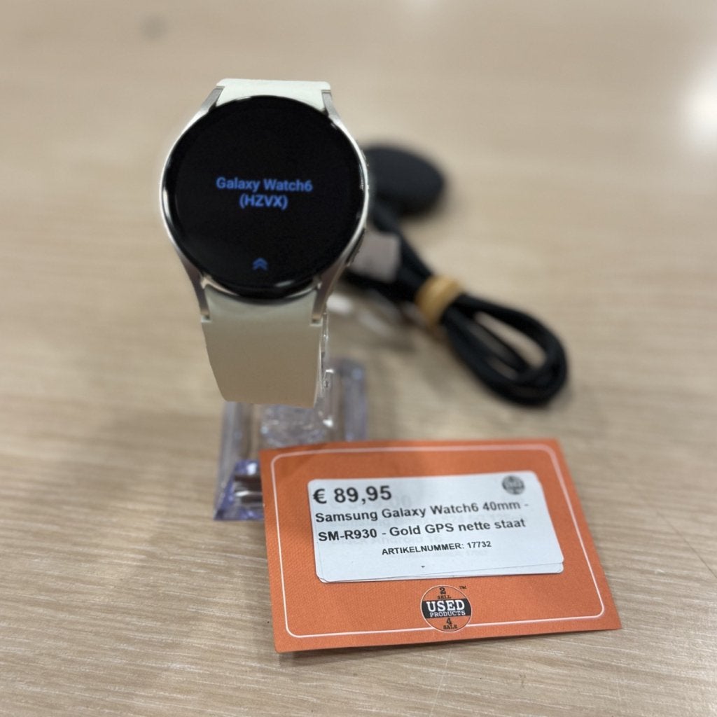 Samsung Galaxy Watch6 40mm - SM-R930 - Gold GPS nette staat, Samsung, Zo goed als nieuw, Support@Samsung.com, 129, Samsung-ro, Yeongtong-gu
Suwon-si, Gyeonggi-do 16677
South Korea