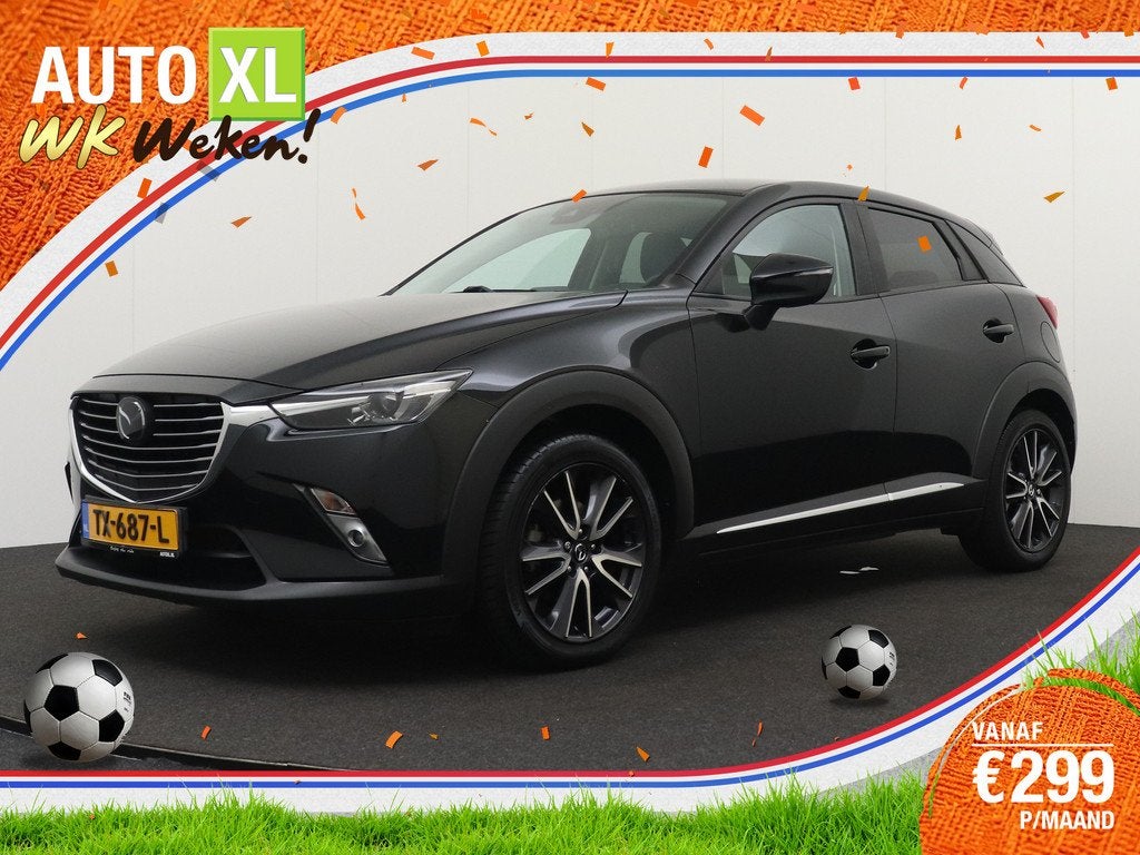 Mazda CX-3 2.0 Aut. SkyActiv-G GT-M Head-up Display Trekhaak, Auto's, Mazda, 1998 cc, 4 cilinders, Automatische klimaatregeling