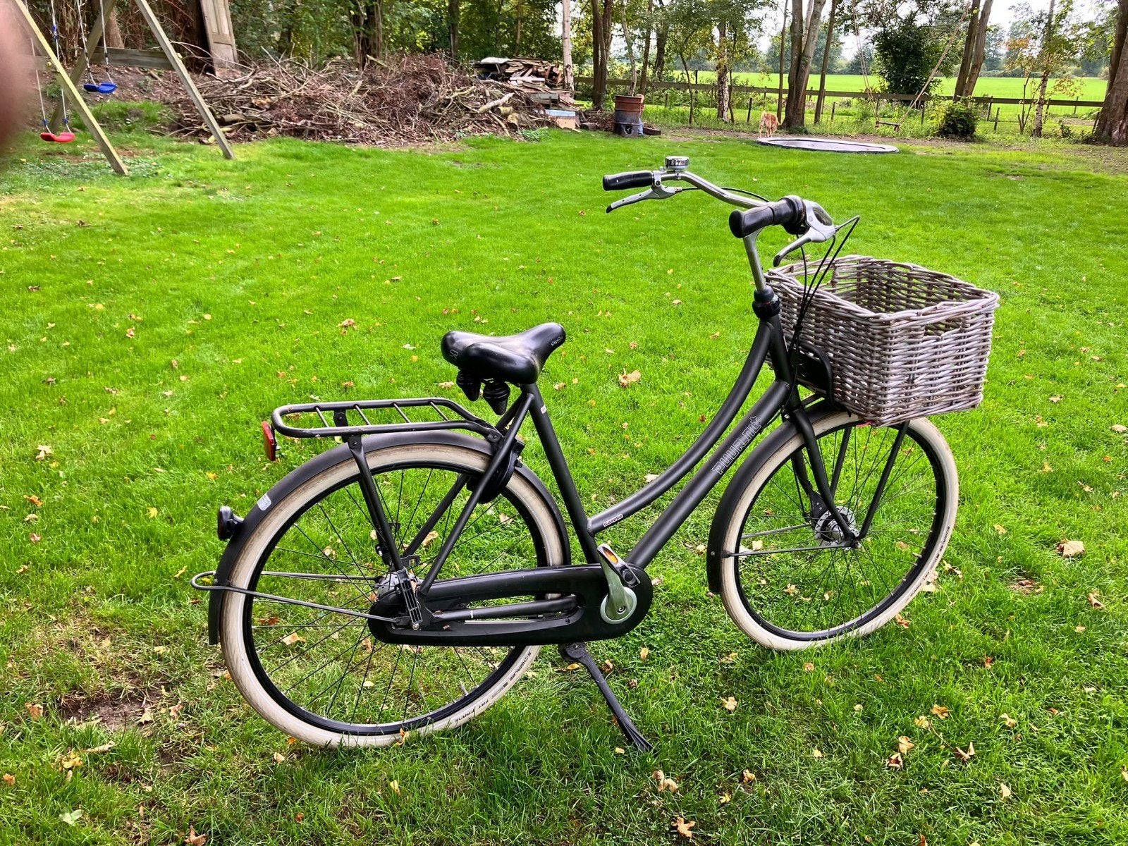 Fiets met mand en versnellingen, Fietsen en Brommers, Ophalen, Versnellingen, Gazelle, Trommelrem