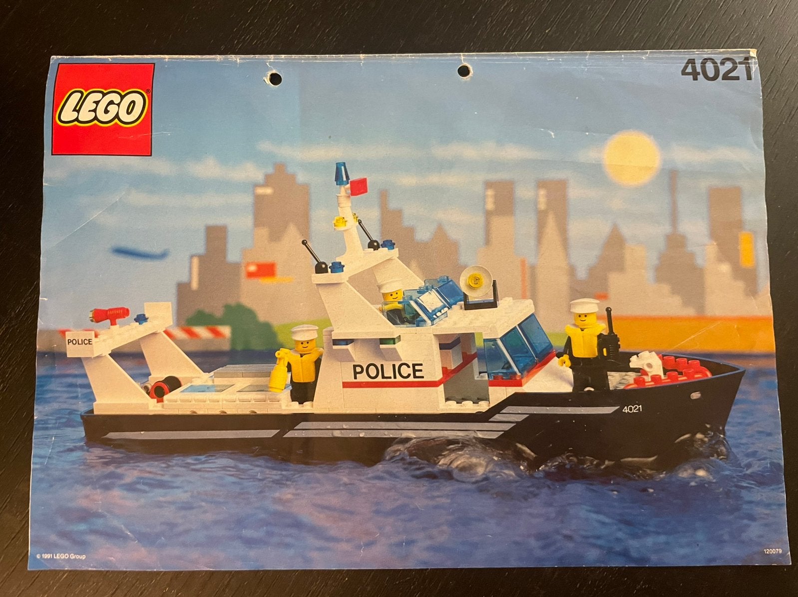 Lego set 4021, een complete politieboot., Kinderen en Baby's, Speelgoed | Duplo en Lego, Ophalen of Verzenden, Zo goed als nieuw