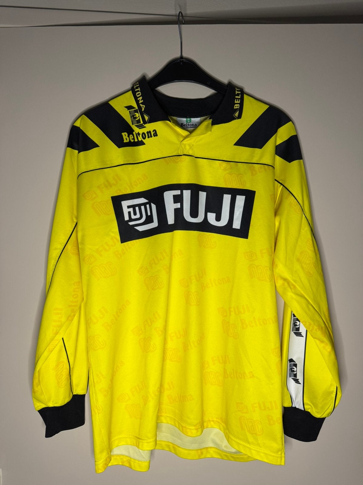 Vintage NAC Breda Beltona FUJI Longsleeve  95/96 large, Ophalen of Verzenden, Shirt