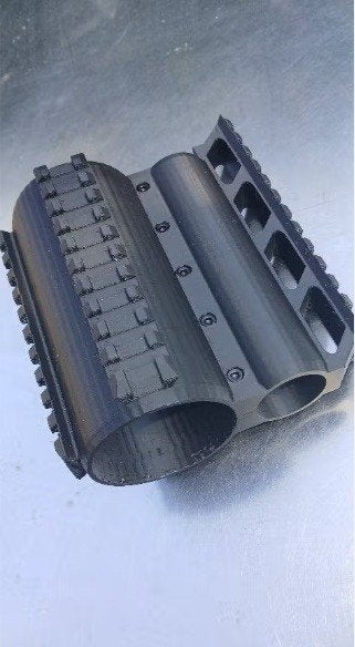 AEA T50 S45 aea t50 s45 bin tac vulnippelhouder barrel clamp, Sport en Fitness, Ophalen of Verzenden, Gebruikt