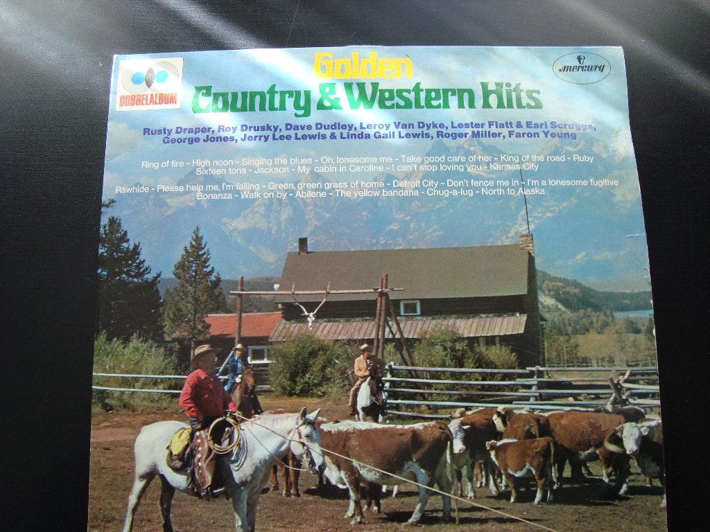 Golden country & western hits dubbel lp, Ophalen of Verzenden, Zo goed als nieuw, 12 inch